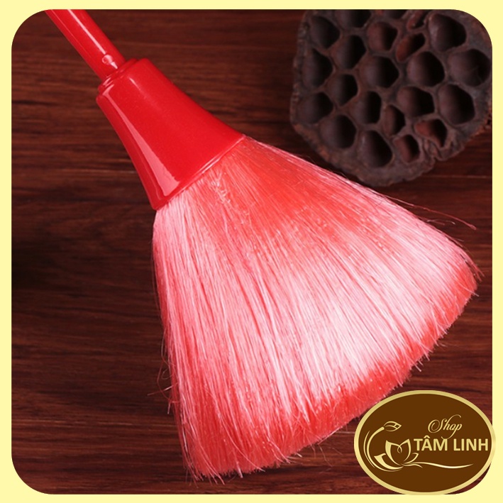 Chổi quét bàn bàn thờ, tượng _ chổi vệ sinh bàn thờ siêu tơ, siêu bền cầm tay