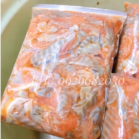 [Giao hỏa tốc] Vụn cá hồi ko da ko xương 1kg - thức ăn tươi xay nhuyễn cho chó mèo - thức ăn tươi cho chó mèo TPHCM