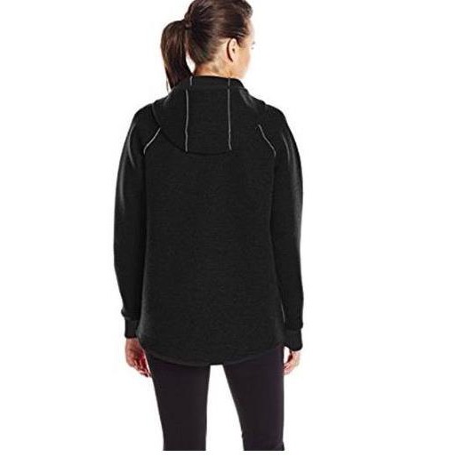 Áo Khoác Nỉ Dây Kéo Túi Nón ELIE TAHARI SPORT Màu Xanh Đen lỗi khóa kéo dính keo - Size L - 0344