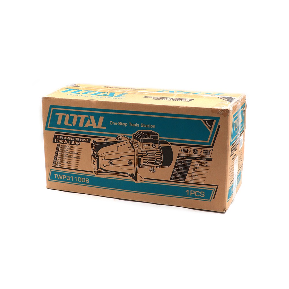 Máy bơm nước 1100W  Total Chiều cao bơm tối đa 60 m  TWP311006
