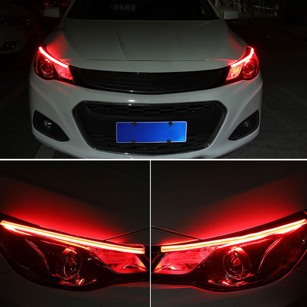 1 dải đèn LED ban ngày siêu mỏng 30 / 45 / 60cm cho xe hơi