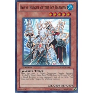 Thẻ bài Yugioh - TCG - Royal Knight of the Ice Barrier / STBL-EN091 '