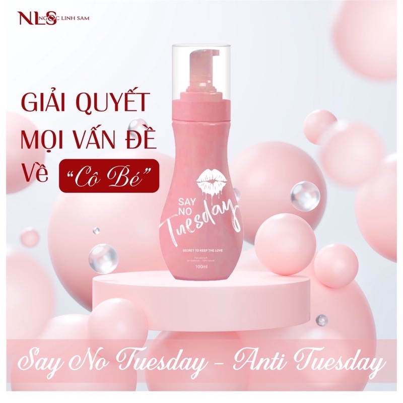 Combo bộ 3 SAYNO, ANTI TUESDAY NLS, Dung Dịch Vệ Sinh, Xịt khử mùi, Serum làm hồng
