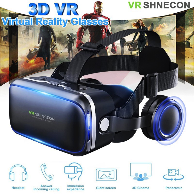 Kính Thực Tế Ảo Shinecon 6 0 w /BT / Bộ 3D