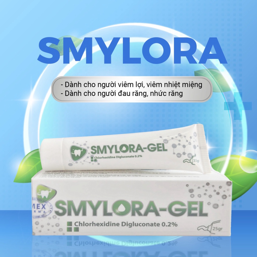 Gel Bôi Viêm Lợi SMYLORA-GEL Giảm Và Ngăn Ngừa Các Tác Nhân Gây Nhiệt Miệng,Viêm Lợi,Viêm Chân Răng,Sâu Răng,Hôi Miệng