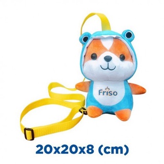 Túi đeo chéo Chó SHIBA siêu cute dễ thương có ngăn đựng - 20 x 20 x 8 (cm)