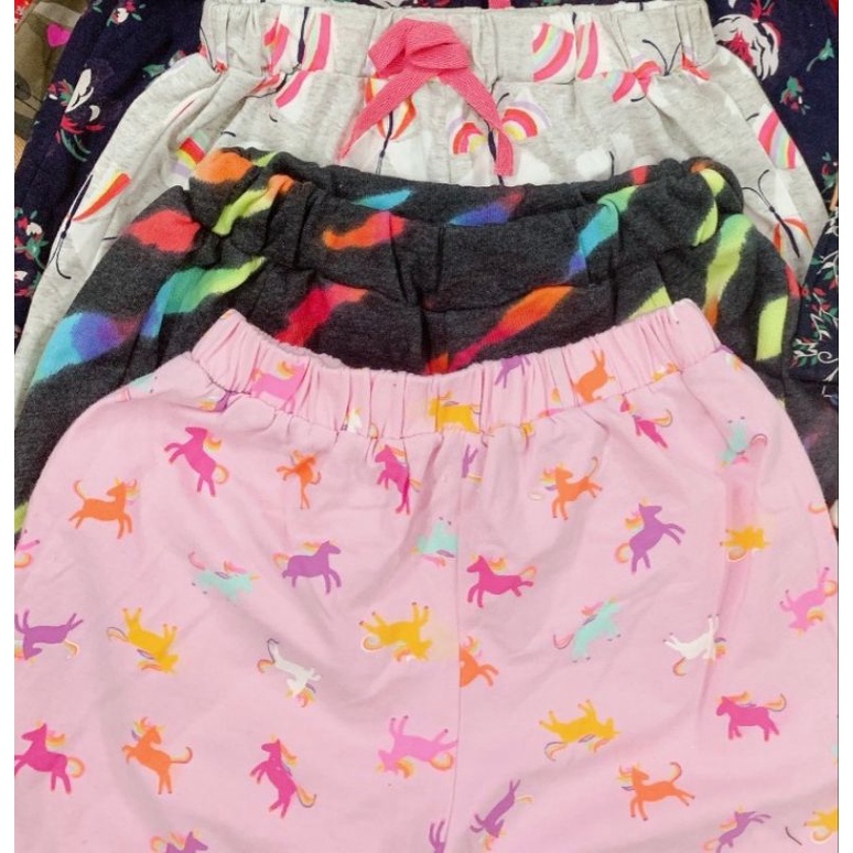 Combo 3 Quần thun bé gái, short thun cotton size 4-11