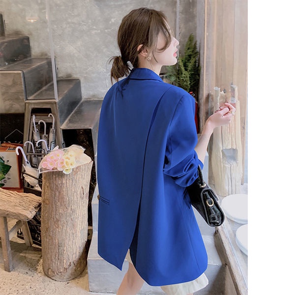 Áo Khoác Vest Tay Dài Phong Cách Hàn Quốc Thiết Kế Mới Cao Cấp Cho Nam Nữ