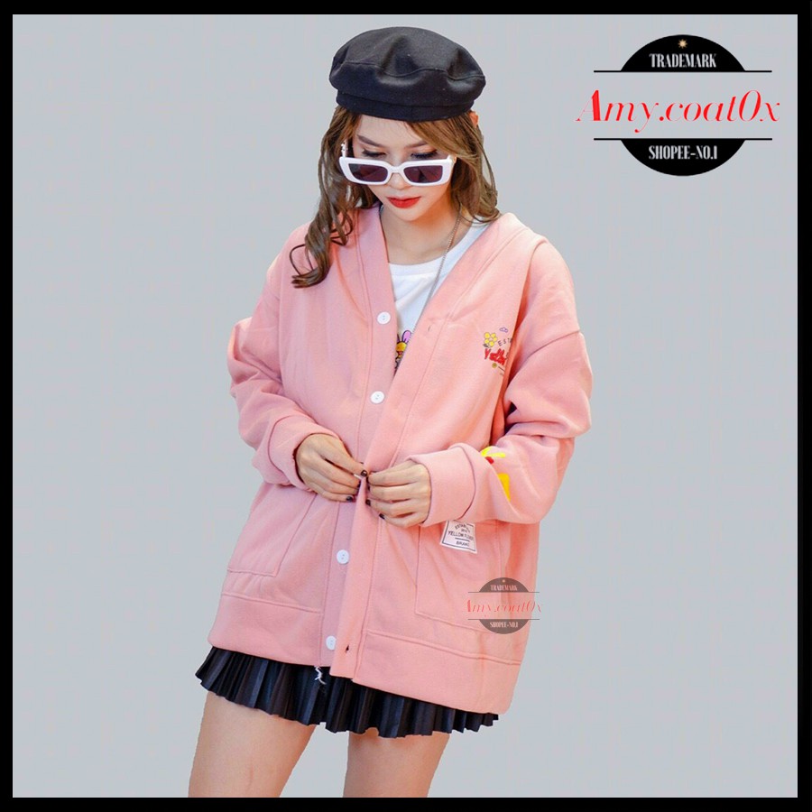 Áo khoác khoát nam nữ cặp đôi vải nỉ dày đẹp form rộng áo khoát khoác bomber jacket unisex cao cấp - Amy.Coat0x | BigBuy360 - bigbuy360.vn