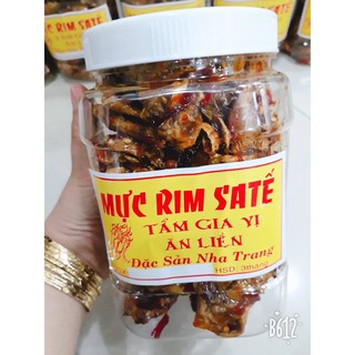 Mực rim Sate cán nguyên con Nha Trang ngon chuẩn loại 1 (500gr) - san san house