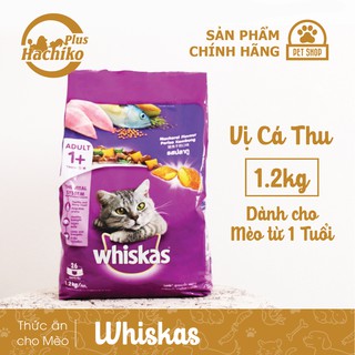 Hachikopetshop | Whiskas | Vị Cá Thu | Dành cho mèo từ 1 Tuổi