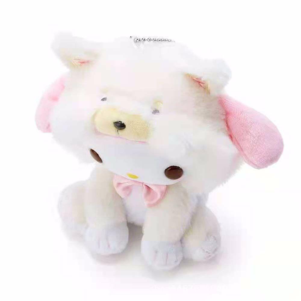 Móc Khóa Hình Thỏ Nhồi Bông Hoạt Hình Đáng Yêu