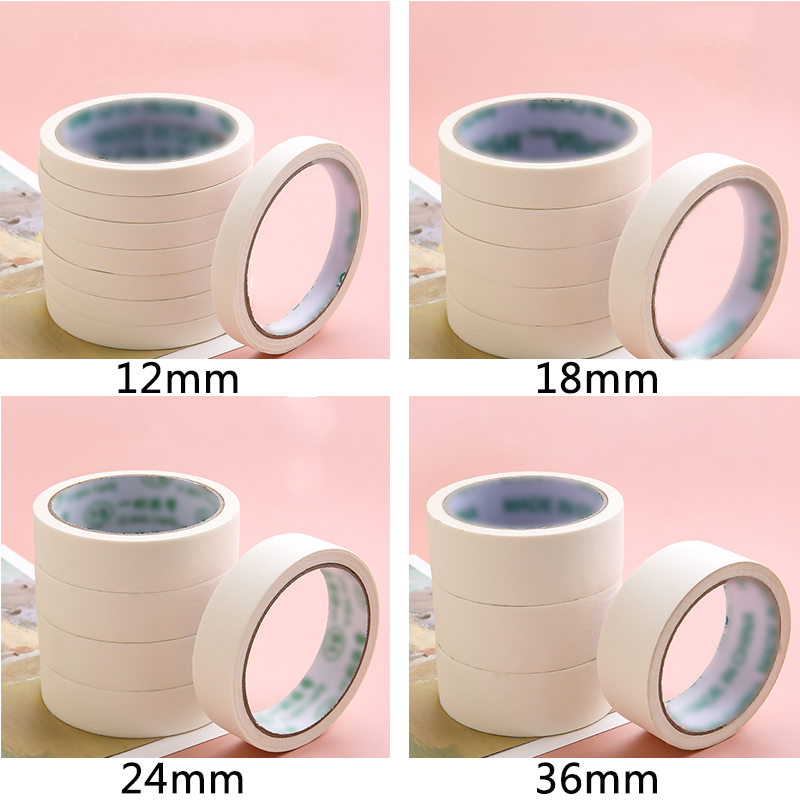 Băng Keo Giấy 12mm / 18mm / 24mm / 36mm Dài 10m