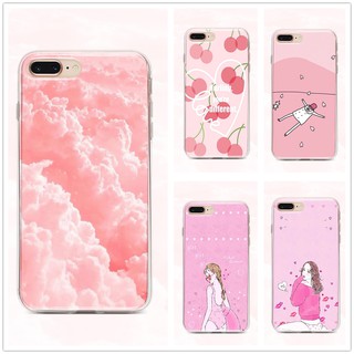 Ốp điện thoại mềm hình cô gái màu hồng cho OPPO F11 PRO OPPO F9 pro OPPO F7 F5 YOUTH OPPO F1S OPPO F3 PLUS
