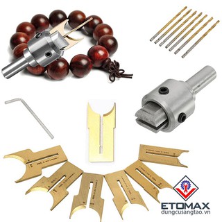Combo mũi khoan cắt hạt chuỗi 8 cỡ từ 6mm-20mm