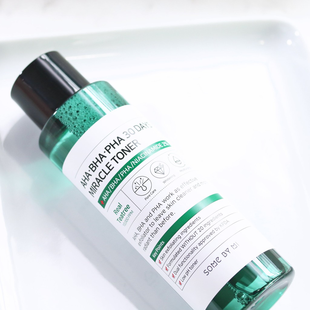 Nước Hoa Hồng Some By Mi AHA BHA PHA 30 Days Miracle Toner