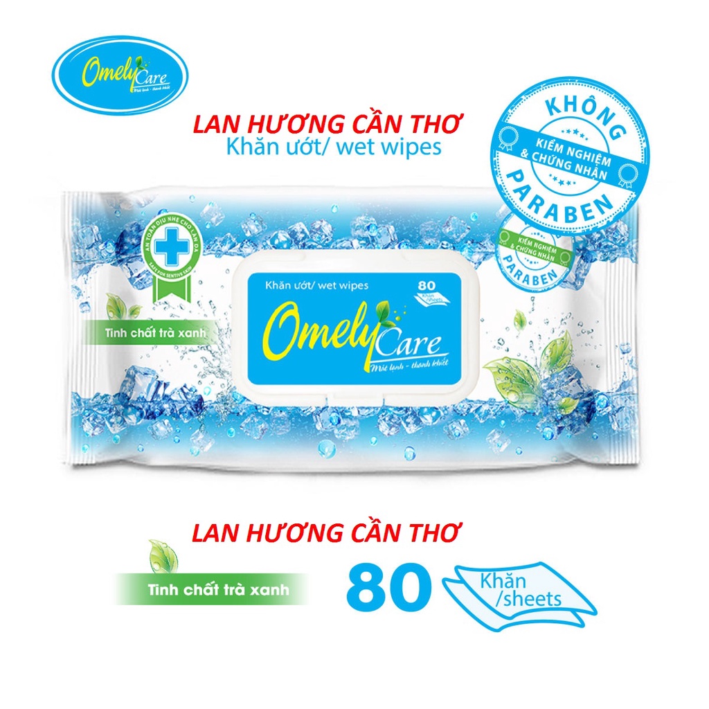 Khăn ướt Omely Care 80 miếng