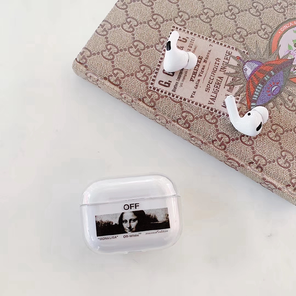 Fashion for Airpods Pro Luxury Transparent Bluetooth Headphone Protective Case