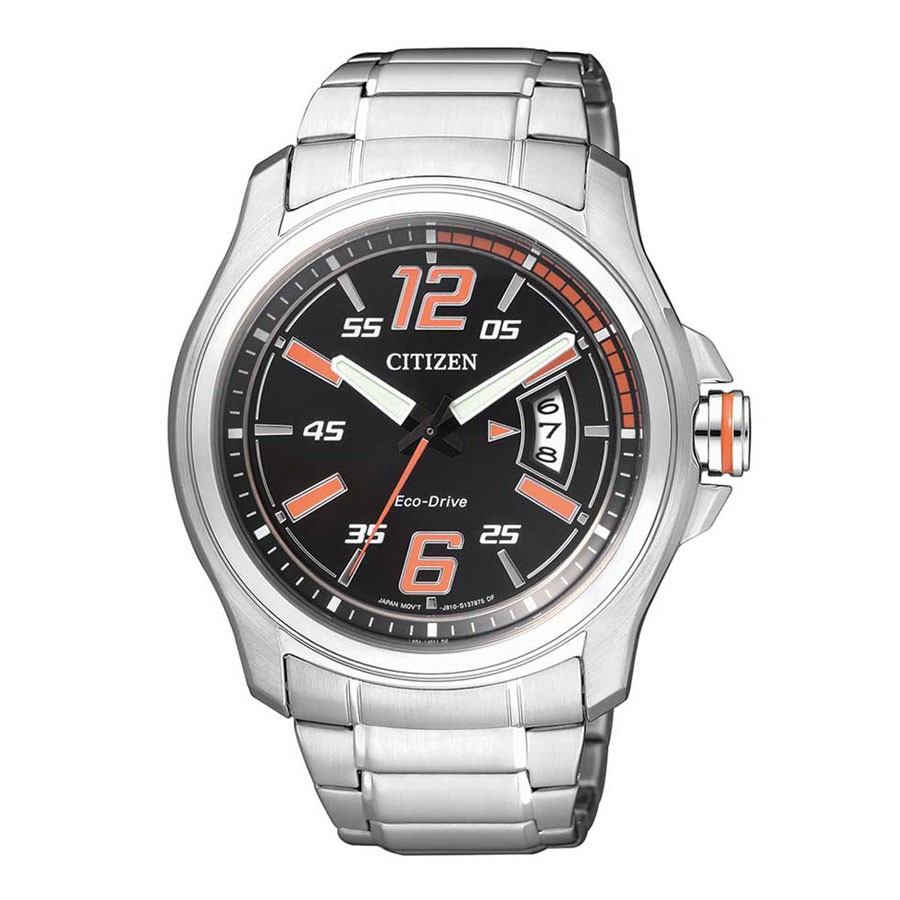 Đồng Hồ Nam Citizen Dây Thép Không Gỉ AW1350-59E - Mặt Đen