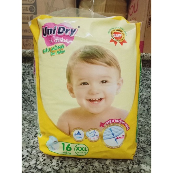 Tã Quần Unidry Siêu Mỏng Cao Cấp M22-L20-XL18-XX16