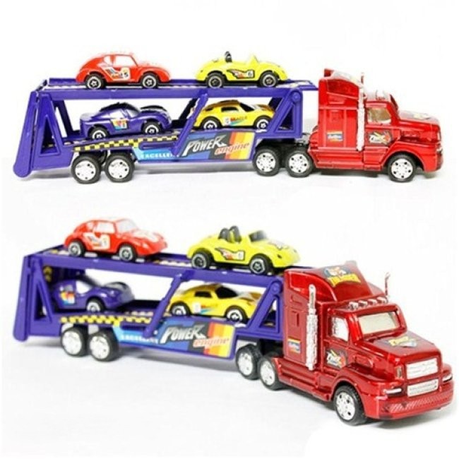 XE CONTAINER CHỞ XE CON -