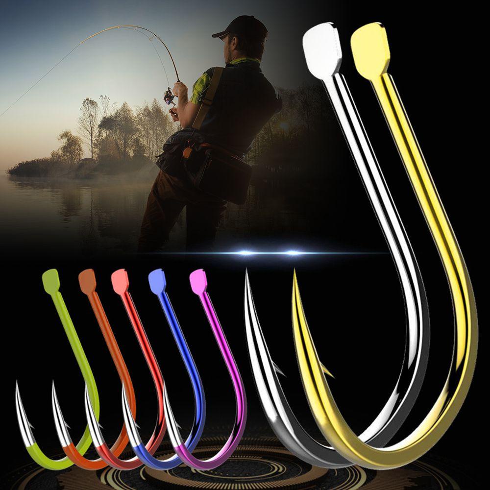 MAYSHOW Set 500 Lưỡi Câu Cá Bằng Carbon # 1 # 2 # 3 # 4 # 5 #