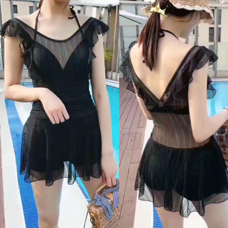 Bikini -Đồ Bơi 1 Mảnh Có Gọng Liền Thân Kín Đáo Dạng Váy | BigBuy360 - bigbuy360.vn