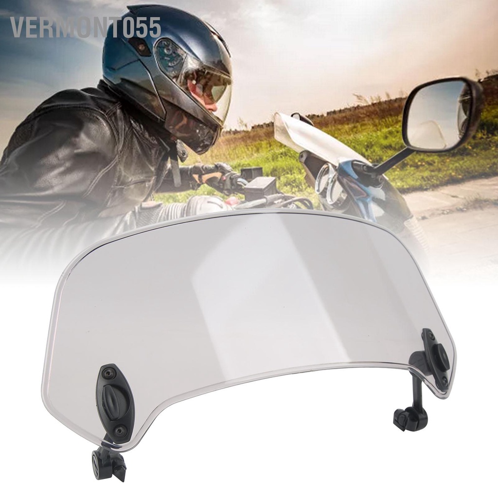 Có thể bán buôn Kính chắn gió xe máy có thể điều chỉnh clip trên kính Bộ làm lệch hướng đa năng cho Vermont055 Hàng giao ngay