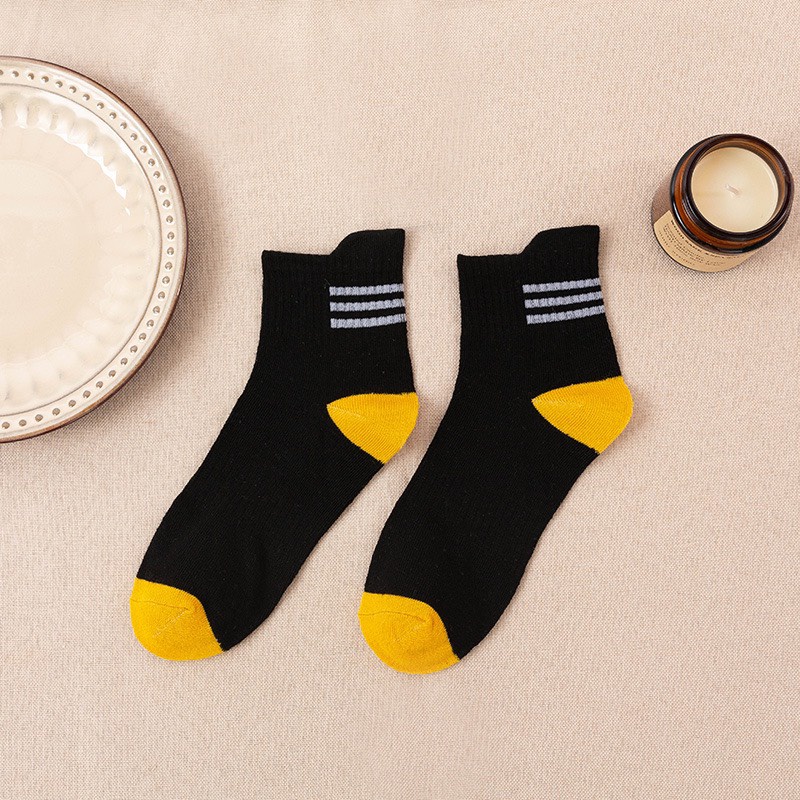 Tất vớ cổ cao nam nữ unisex 366 vải cotton co giãn thời trang