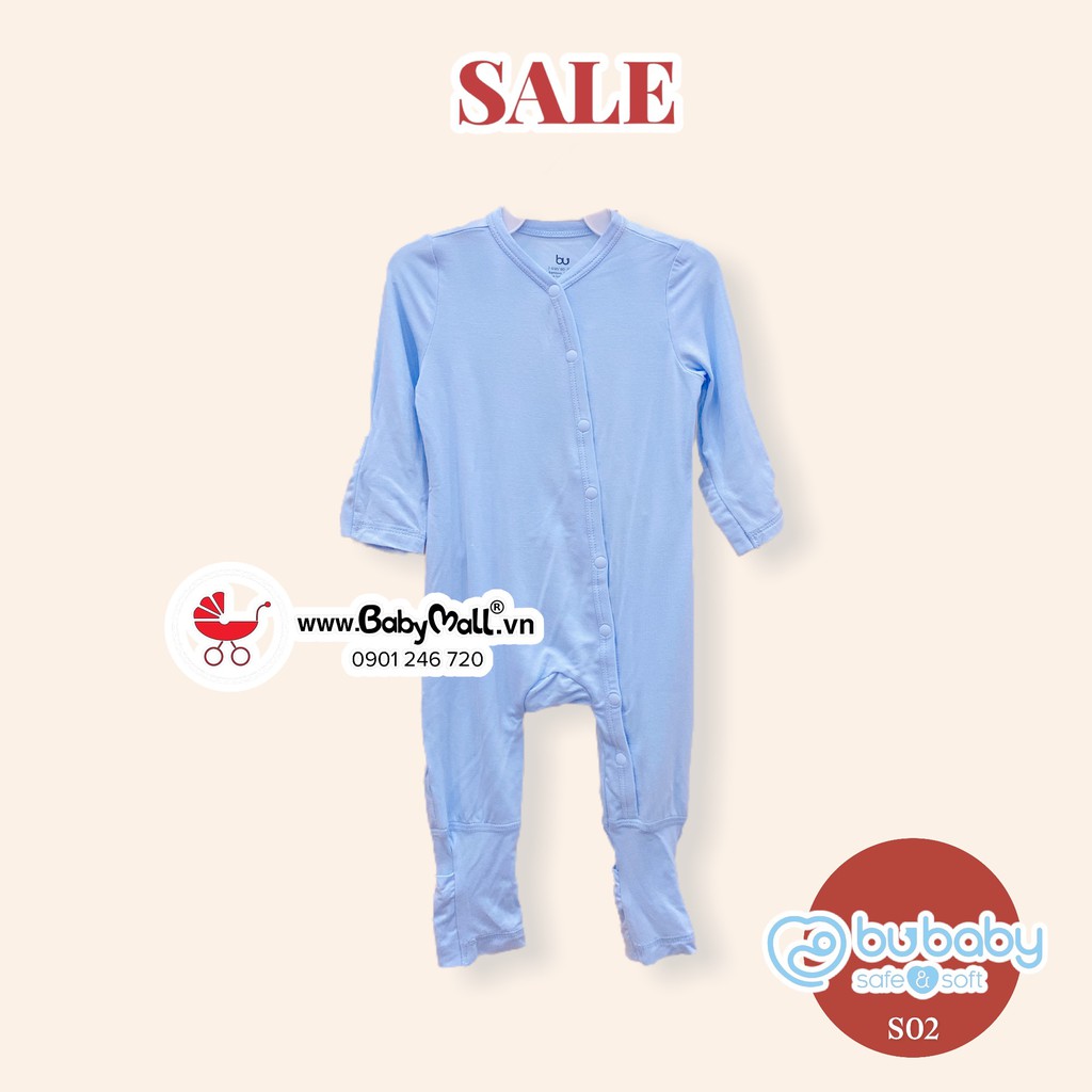 S02 Bodysuit cho bé kèm bao tay chân Bu baby TRƯNG BÀY KHÔNG HỘP