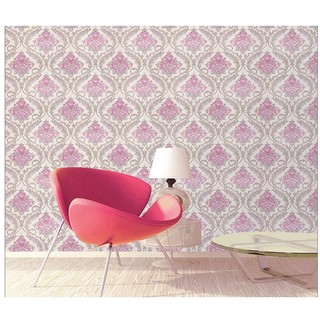 Decal giấy dán tường hoa đằng hồng