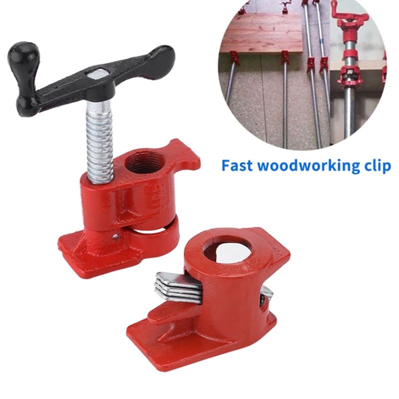 1 Bộ Kẹp Ống Keo Chữ F Đánh Bóng Bề Mặt Gỗ