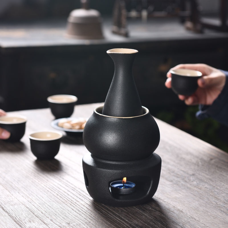 Bộ Bình Đựng Rượu Bằng Gốm Sứ Ấm Áp Dung Tích Nhỏ Dùng Để Ủi Rượu Sake / Rượu Vang