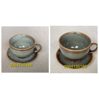 Cốc capuchino 200ml men hoả biến gốm sứ Bát Tràng