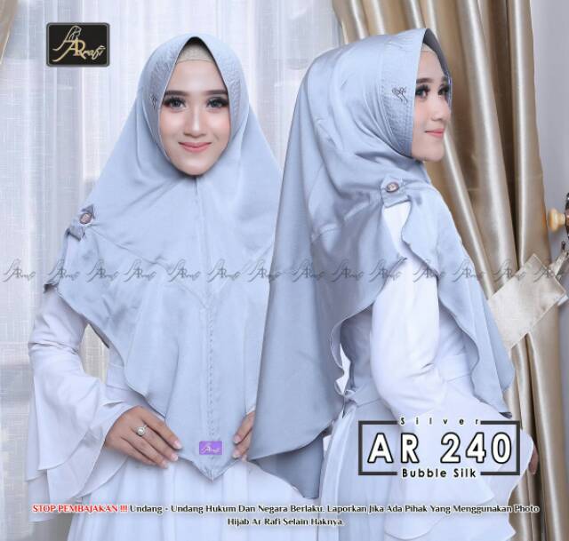 Ar Rafi Store Rafi Store Ar 240 Khimar Kancing Ar Rafi Store