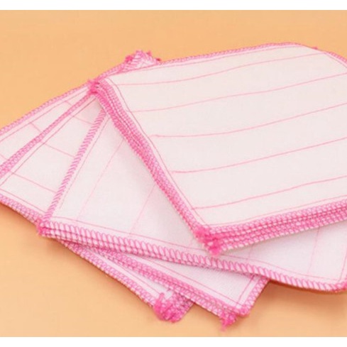 Khăn Lau Bếp Lau Bát Đĩa 30 * 30, miếng cọ rửa, giẻ lau làm sạch sợi tre và gỗ không nhuộm màu-KHĂN 30-30-K6H7
