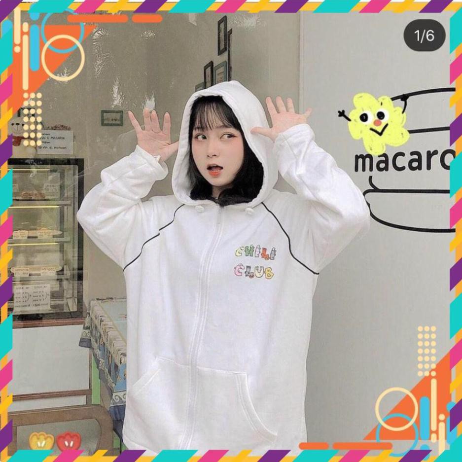 [Mặc Bao Đẹp] Áo khoác nỉ - Áo Hoodie form rộng unisex in CHILL CLUB cực cá tính , Hoodie Nỉ Kiểu Mới AH | BigBuy360 - bigbuy360.vn
