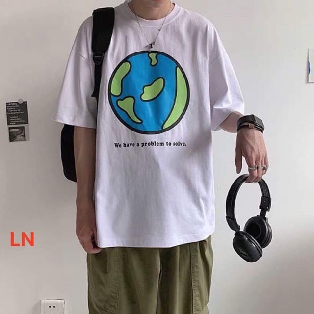[FREESHIP 30K ĐƠN TỪ 50K] Áo phông trái đất We have LNG0220 1