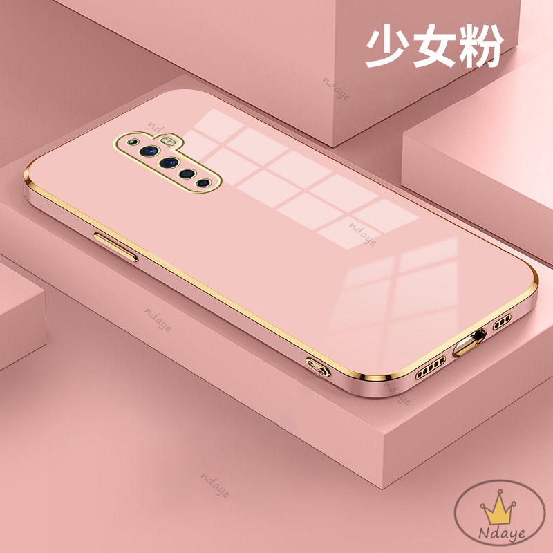 Ốp Lưng Reno 2F Reno2 Reno3 Reno Reno7Z Reno6Z A91 Ốp Điện Thoại Tpu Màu Trơn Bảo Vệ Camera Cho OPPO RENO 2F NDYZB