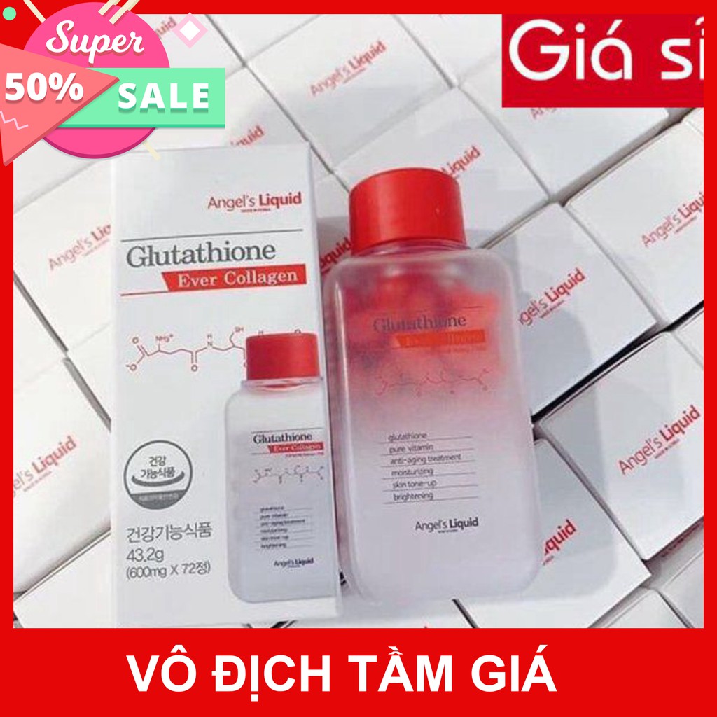 Viên uống trắng da Glutathione Ever Collagen [FREESHIP]