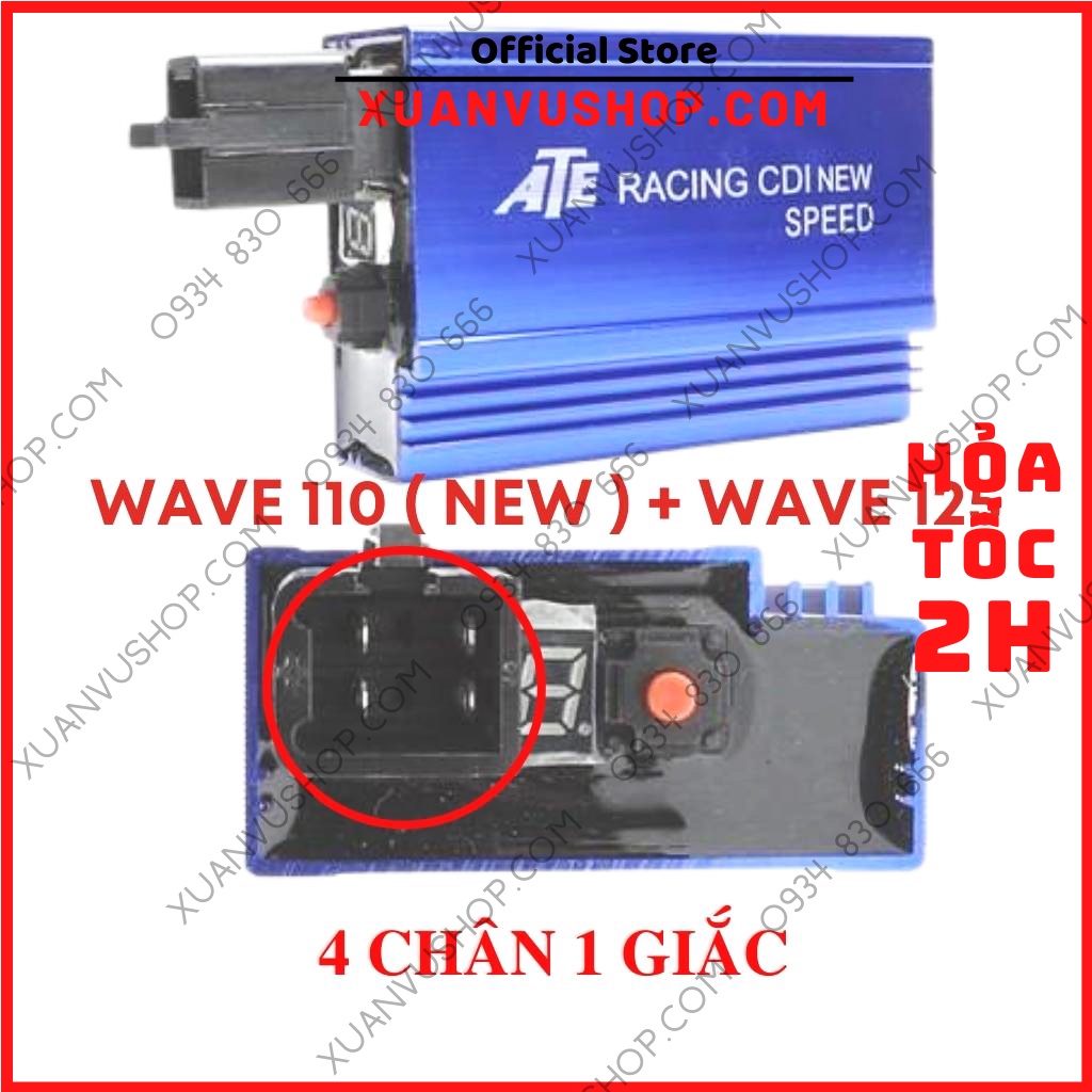 Ic độ ATE Racing mở tua 8 map dream wave fu neo wave a 110 galaxy elegant blade 110 sirius RC exciter 135 XUANVUSHOP