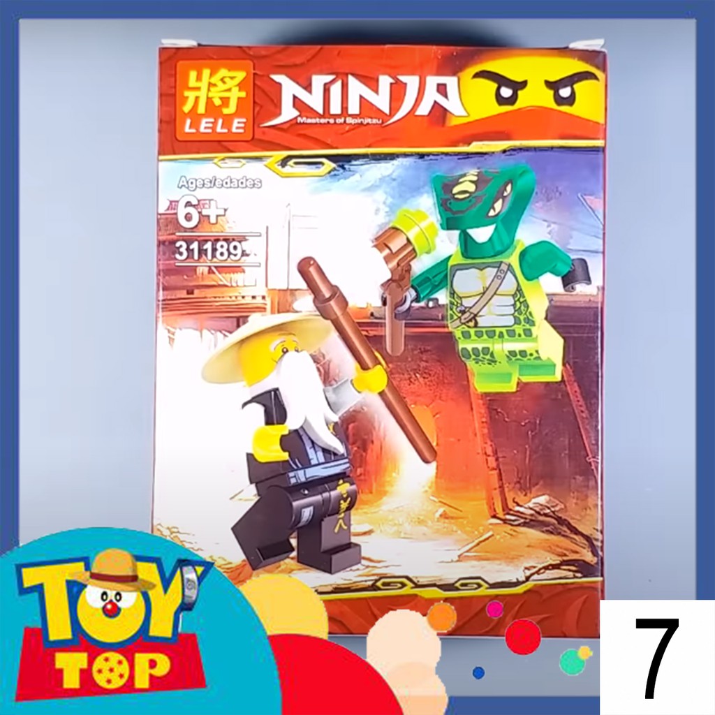 [Một mẫu lẻ] Non - lego ninjago suit legacy season 10 đại chiến - xếp hình ninja lele 31189