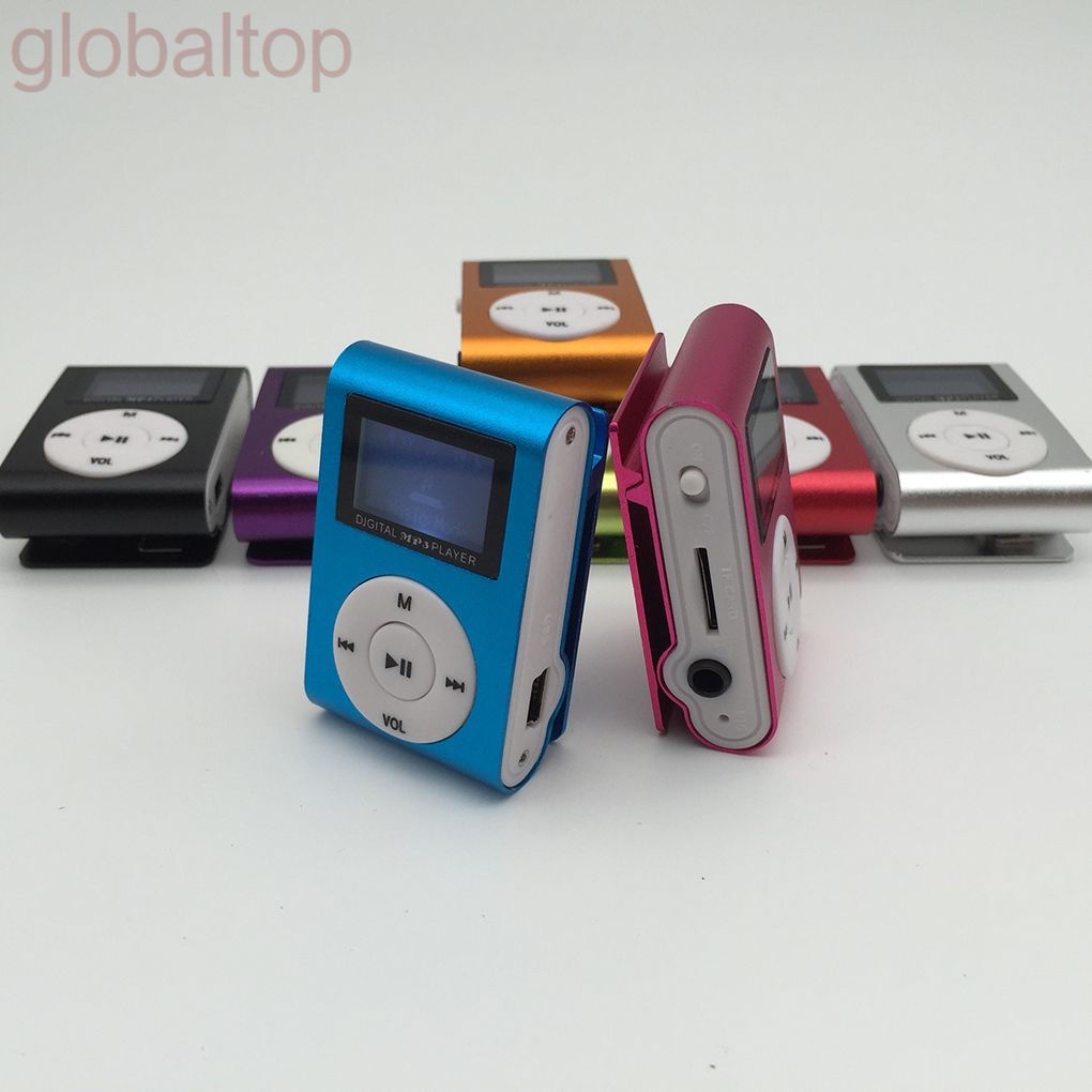 Máy nghe nhạc MP3 mini hỗ trợ thẻ nhớ Micro SD TF thiết kế nhỏ gọn tiện lợi