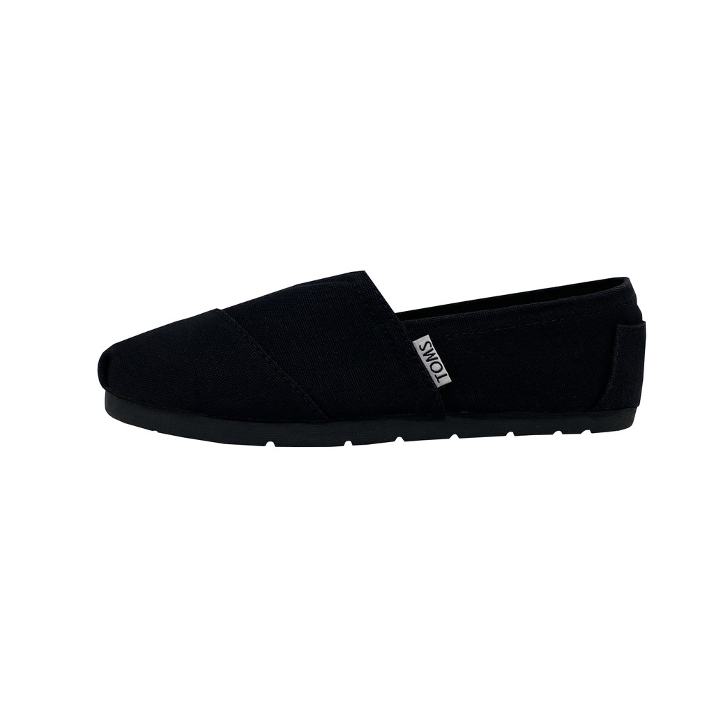 Giày toms Đen đế Đen, BLACK(Đế cao su đúc) | BigBuy360 - bigbuy360.vn