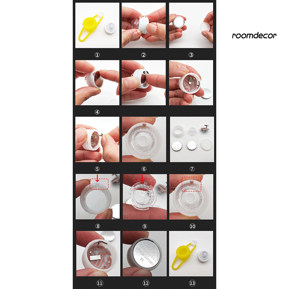 Đèn led hình vịt dùng gắn tay lái xe đạp / xe máy