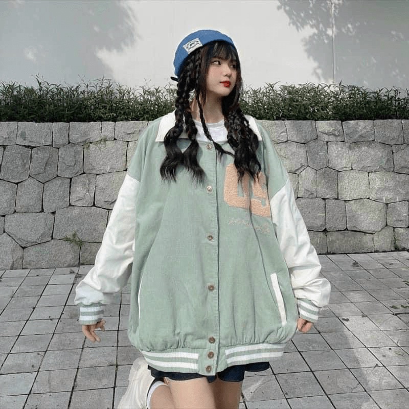 ÁO KHOÁC BOMBER NAM NỮ CHẤT LIỆU KAKI NHING HAI LỚP CỔ BẺ THỜI TRANG HÀN VALENTINA SHOP