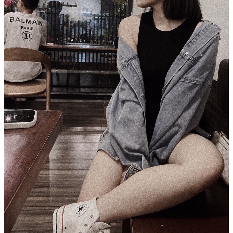 Áo khoác bò demin