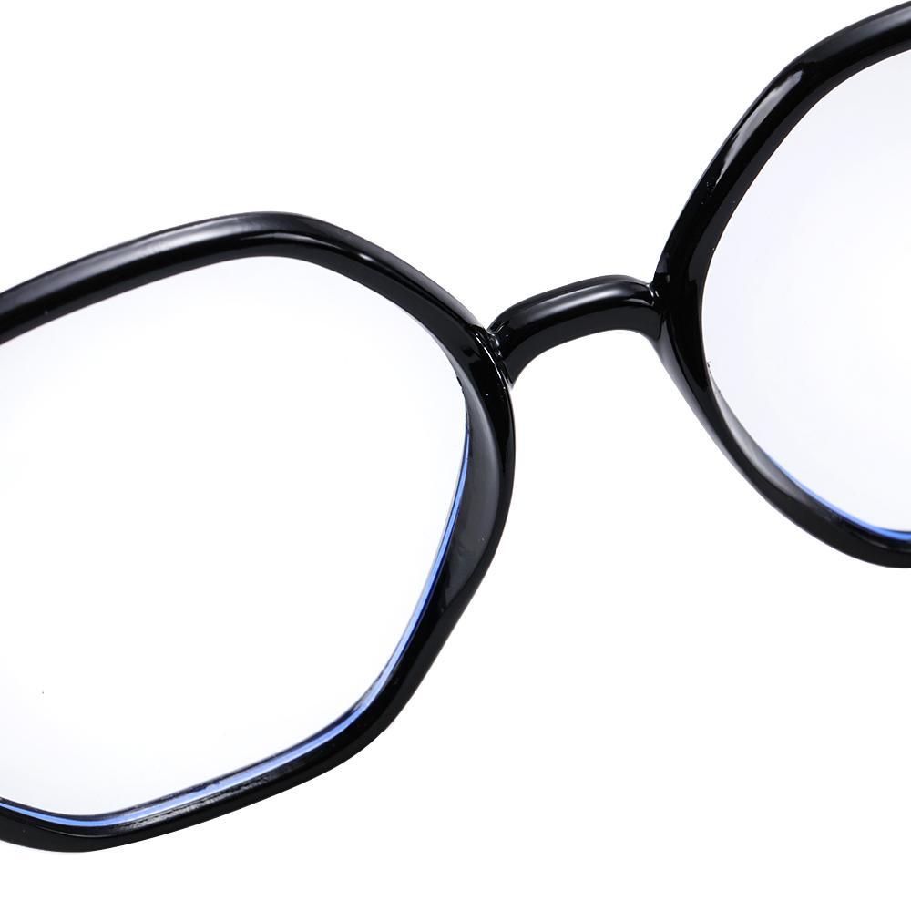 Mắt Kính Gọng PC Tròng Phẳng Siêu Nhẹ Màu Xanh Dương Thời Trang