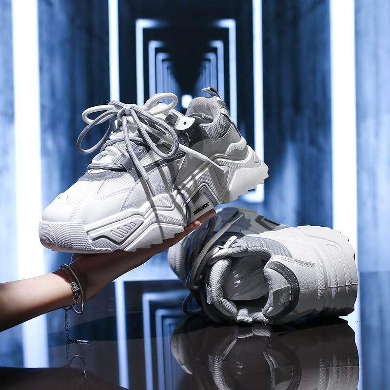 Giày thể thao nữ, Giày dép nữ ULzzang Sneakers😍 Phản quang⚡️3 màu có sẵn