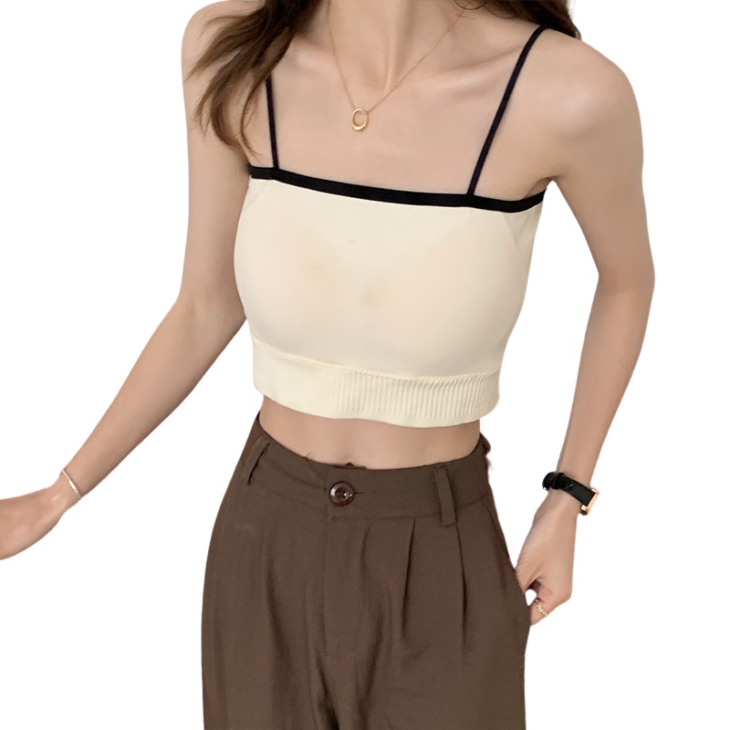 Áo Ngực Gân Tâm Nữ Đệm Su 2 Dây Cotton Cao Cấp Siêu Co Giãn OTIS - 1537
